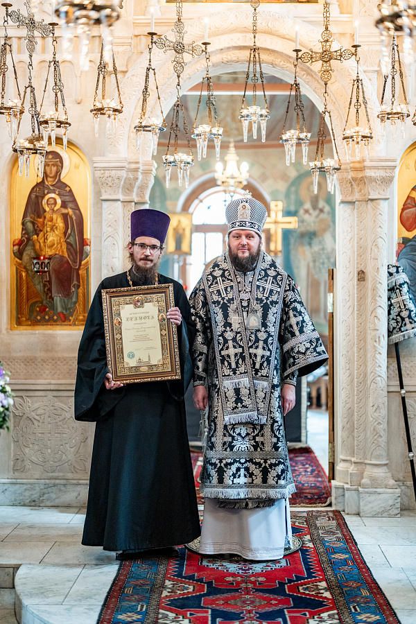 Литургия Преждеосвященных Даров в Михаило-Архангельском храме города Пущино г.о. Серпухов